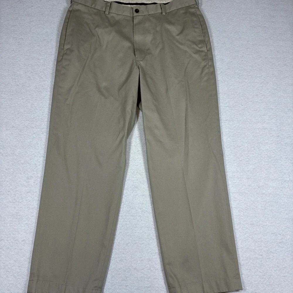 Brooks Brothers Advantage Chino Hudson Khaki Mens Size 37x30 Preppy Business